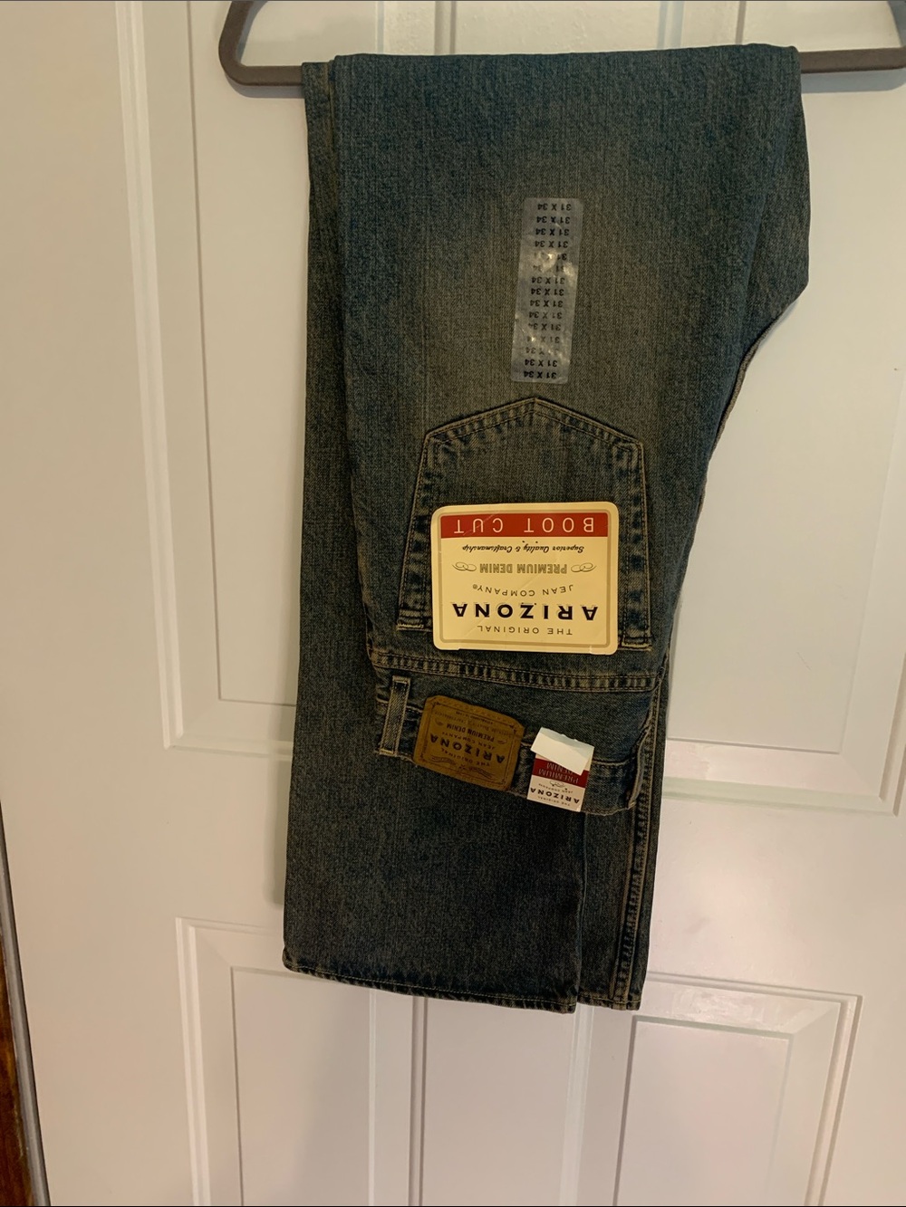 Vintage Arizona Jean Company Men’s Dark Blue Bootcut Jeans NEW Size 31w X 34 in